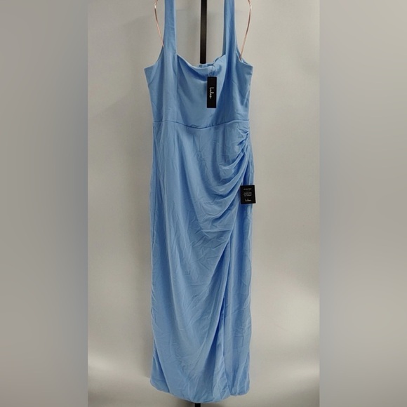 Lulus Glamorous Disposition Ruched Maxi Dress XL NWT - Picture 4 of 7